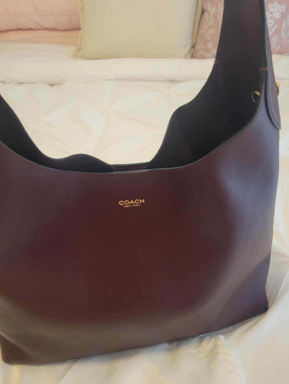Coach Brooklyn 34 in Merlot - Picture 6 of 16